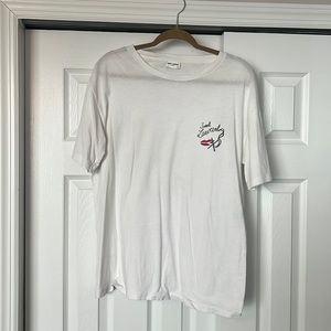 Saint Laurent White T Shirt